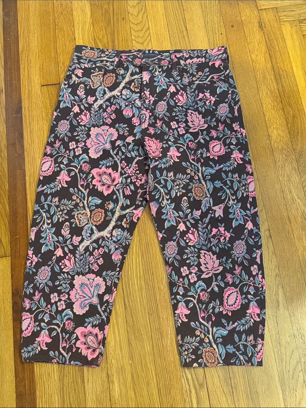 Levi’s Made & Crafted Women’s Floral Barrel Cropped Pants